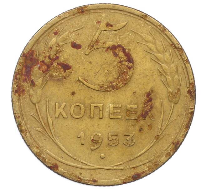 Монета 5 копеек 1953 года (Артикул: T11-18047) — Фото №1