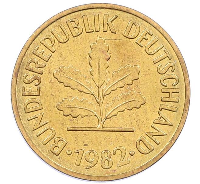 Монета 5 пфеннигов 1982 года F Западная Германия (ФРГ) (Артикул: K12-53193) — Фото №1
