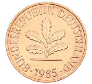 2 пфеннига 1985 года D Западная Германия (ФРГ) — Фото №1