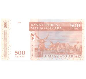 500 ариари 2004 года Мадагаскар — Фото №2