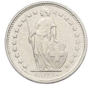 1/2 франка 1975 года Швейцария — Фото №2