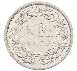 1/2 франка 1976 года Швейцария — Фото №1