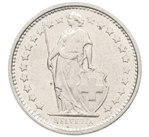 1/2 франка 1977 года Швейцария — Фото №2