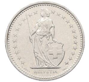 1/2 франка 1990 года Швейцария — Фото №2