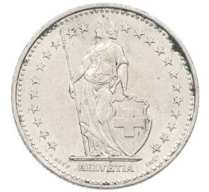 1/2 франка 1993 года Швейцария — Фото №2