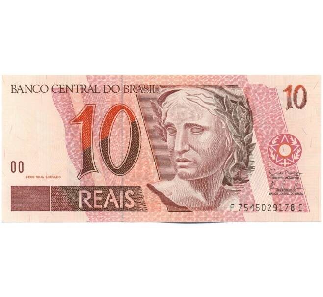 Банкнота 10 реалов 1997 года Бразилия (Артикул: K12-53474) — Фото №1