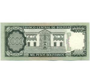 1000 песо 1982 года Боливия — Фото №2