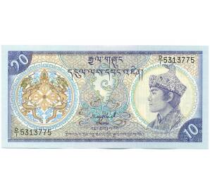 10 нгултрум 1986 года Бутан — Фото №1