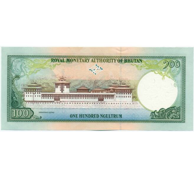 Банкнота 100 нгултрум 2000 года Бутан (Артикул: K12-53539) — Фото №2