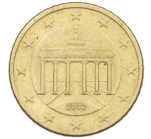 50 евроцентов 2002 года A Германия — Фото №1