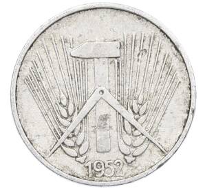 1 пфенниг 1952 года A Восточная Германия (ГДР) — Фото №1
