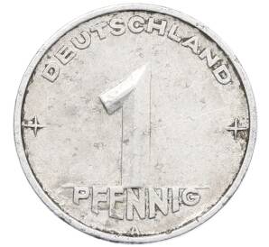1 пфенниг 1952 года A Восточная Германия (ГДР) — Фото №2