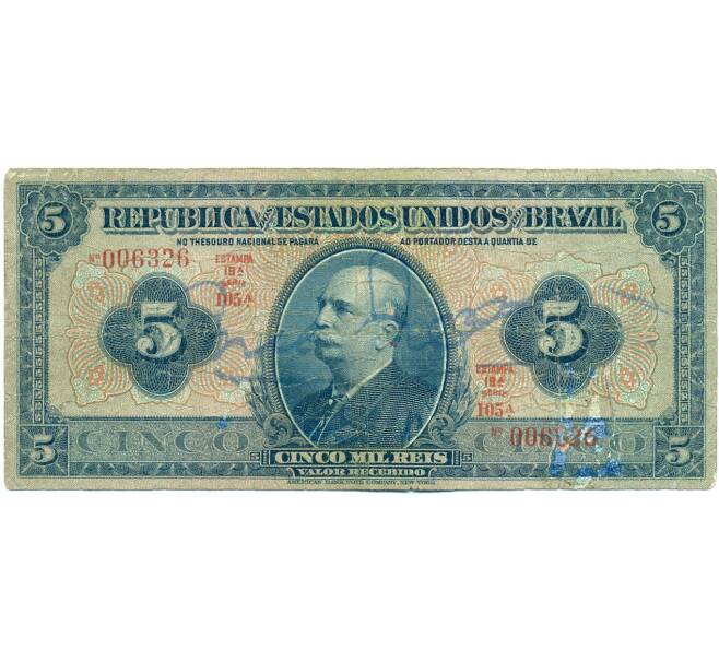 Банкнота 5000 рейс 1925 года Бразилия (Артикул: K12-53545) — Фото №1