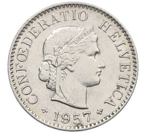 5 раппенов 1957 года Швейцария — Фото №1