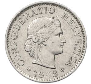 5 раппенов 1958 года Швейцария — Фото №1