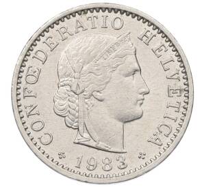 20 раппенов 1983 года Швейцария — Фото №1