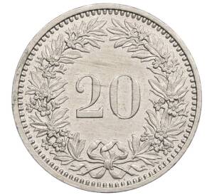 20 раппенов 1983 года Швейцария — Фото №2