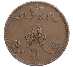 5 пенни 1866 года Русская Финляндия — Фото №2