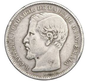 1 песо 1870 года Гватемала — Фото №1