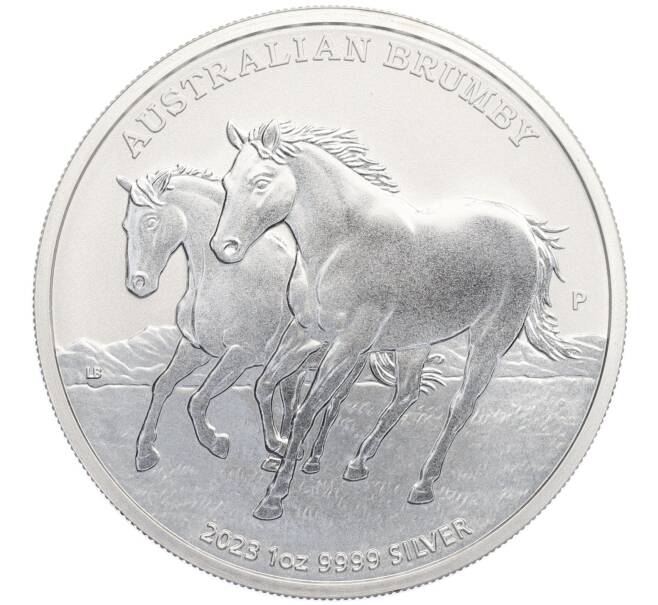 Монета 1 доллар 2023 года Австралия «Австралийский брамби» (Артикул: K27-86695) — Фото №1