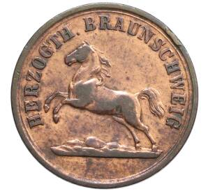 2 пфеннига 1860 года Брауншвейг — Фото №1