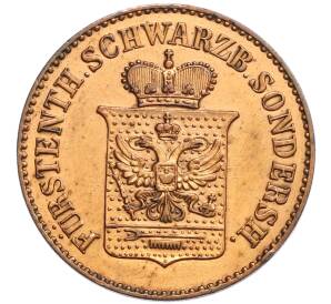 3 пфеннига 1846 года А Шварцбург-Зондерхаузен — Фото №1