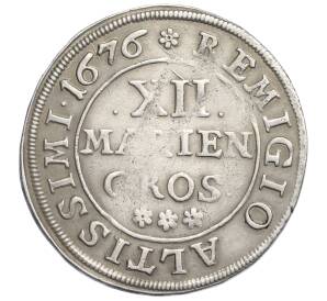 12 мариенгрошей 1676 года Брауншвейг-Вольфенбюттель — Фото №2