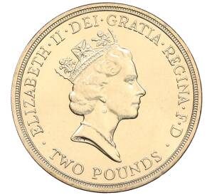 2 фунта 1986 года Великобритания «XIII Игры Содружества» — Фото №2