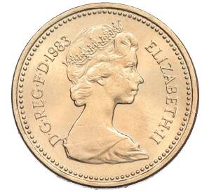 1 фунт 1983 года Великобритания — Фото №2