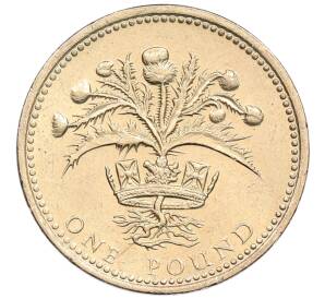 1 фунт 1989 года Великобритания — Фото №1