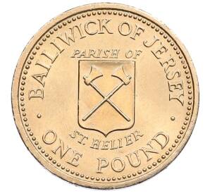 1 фунт 1983 года Джерси «Приходы Джерси — Сент-Хелиер» — Фото №1