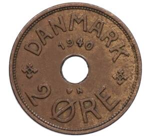 2 эре 1940 года Дания — Фото №1