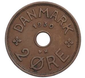 2 эре 1930 года Дания — Фото №1