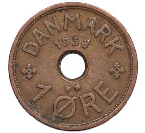 1 эре 1938 года Дания — Фото №1
