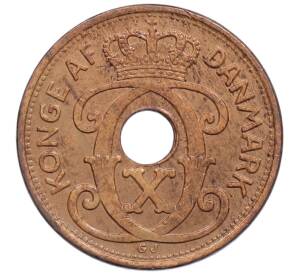 1 эре 1937 года Дания — Фото №2