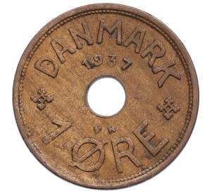 1 эре 1937 года Дания — Фото №1