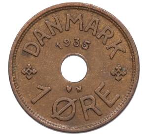 1 эре 1935 года Дания — Фото №1
