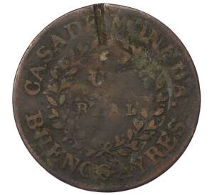 1 реал 1840 года Аргентина — провинция Буэнос-Айрес — Фото №2