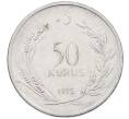 Монета 50 курушей 1975 года Турция (Артикул: K12-54599) — Фото №1