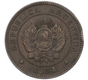 1 сентаво 1893 года Аргентина — Фото №1