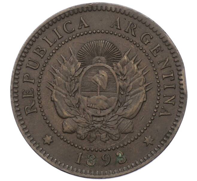 Монета 1 сентаво 1893 года Аргентина (Артикул: T11-19030) — Фото №1