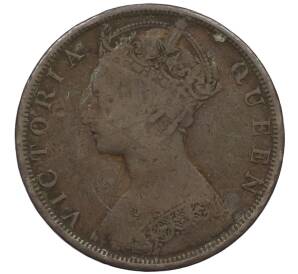 1 цент 1880 года Гонконг — Фото №2