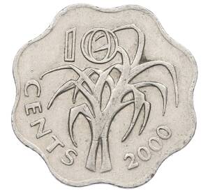 10 центов 2000 года Свазиленд — Фото №1