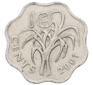 10 центов 2001 года Свазиленд — Фото №1