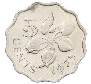 5 центов 1975 года Свазиленд — Фото №1