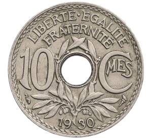 10 сантимов 1930 года Франция — Фото №1
