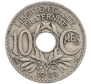 10 сантимов 1929 года Франция — Фото №1