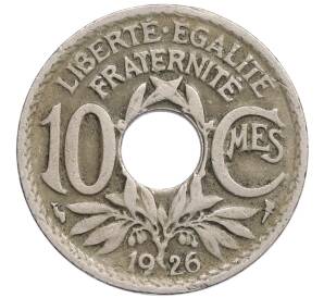 10 сантимов 1926 года Франция — Фото №1