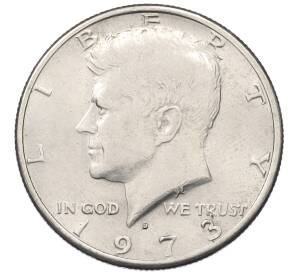 1/2 доллара (50 центов) 1973 года D США — Фото №1
