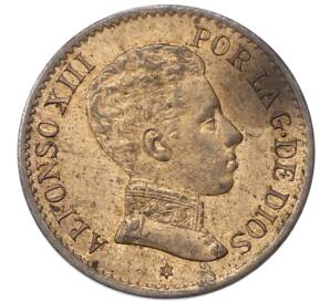 1 сентимо 1906 года Испания — Фото №2